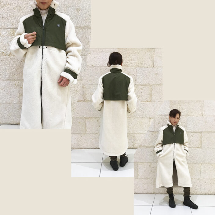 ヘムワークhemwork 羊革ロングコート ハミルトンエッセンス