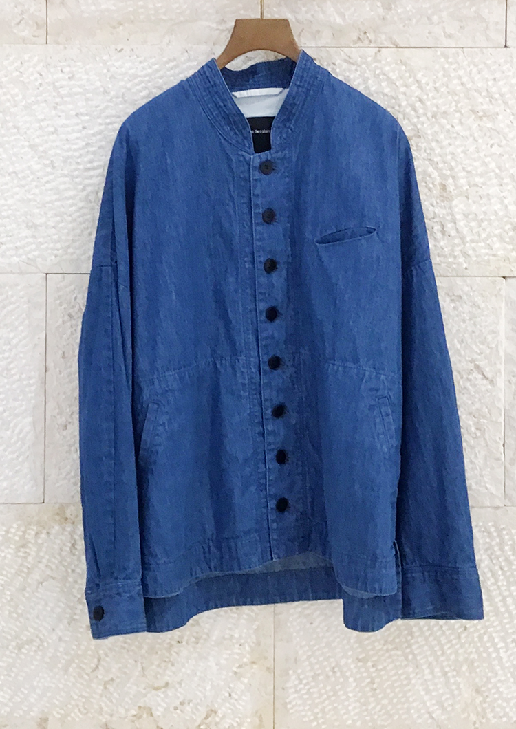 美品　パドカレ　8オンスヘンプ混デニムジャケット 36 pas de calais ｜ハミルトンエッセンス