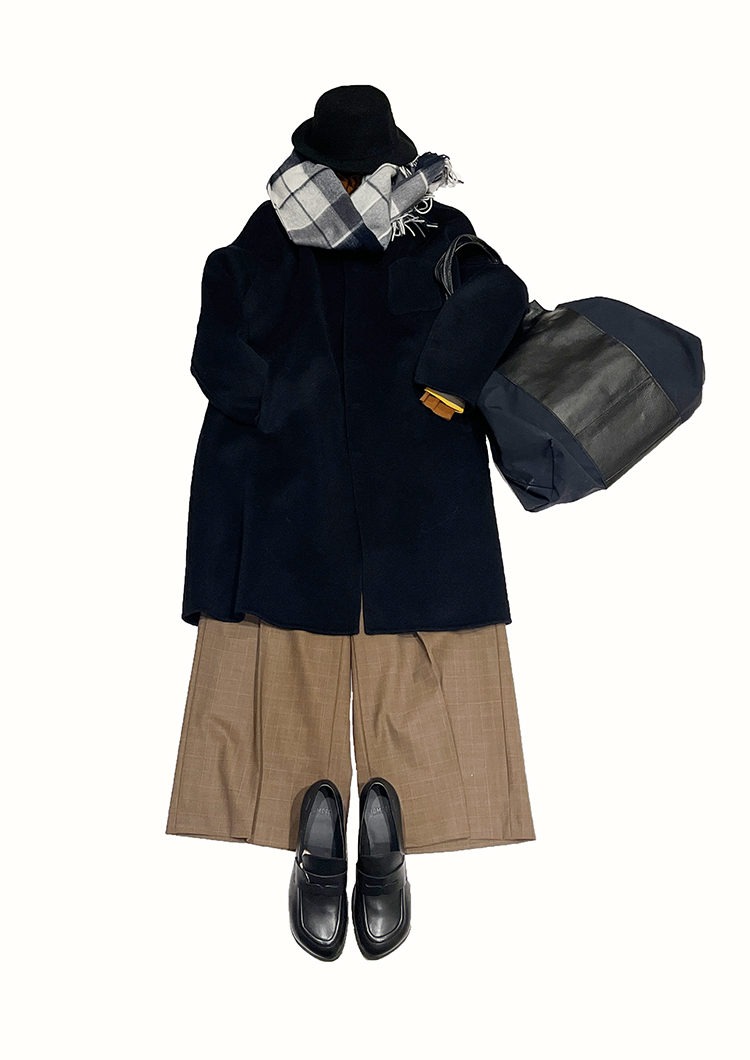 ジャケット・アウター Hamilton Wool Rever Flared Coat 2025 otonaMUSE掲載 vol.03】今冬のコートはこれ！ハミルトンウール リバー